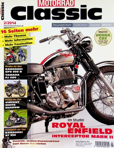 Deckblatt Motorrad Classic (02/2014)